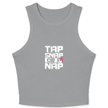 Discover Tap Snap or Nap, Jiu Jitsu Crop Tank Top
