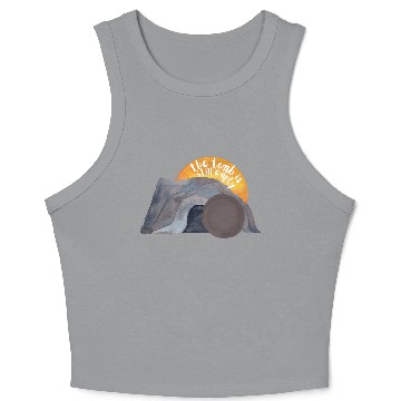 Discover The tomb was empty Christian easter sunset Crop Tank Top