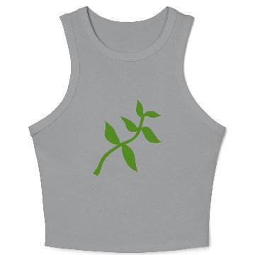 Discover plant olive branch Crop Tank Top