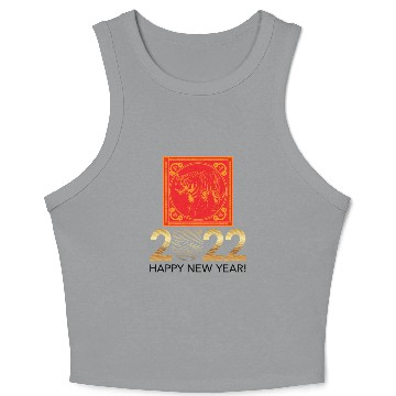 Discover Chinese Newyear 2022 Tiger Crop Tank Top