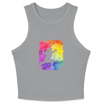 Discover Fencing Retro Crop Tank Top