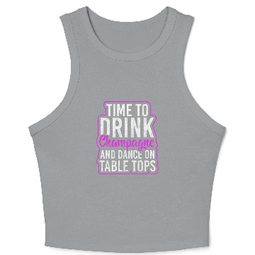 Discover Alcohol Partying Vodka Crop Tank Top