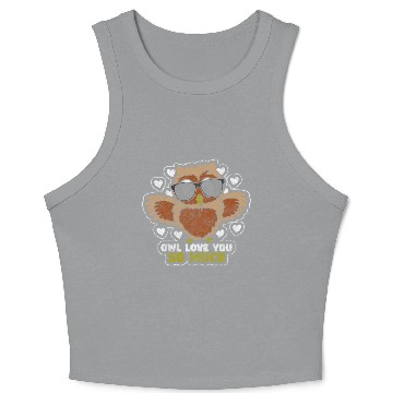 Discover Owl Nature Birds Cute Crop Tank Top
