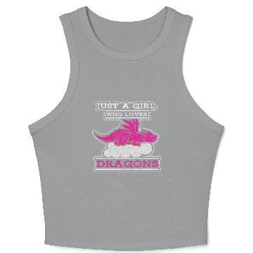 Discover Dragon Monster Japan Crop Tank Top