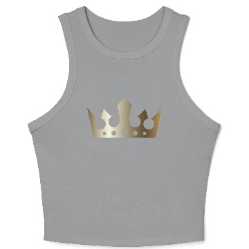 Discover VIP golden crown king gold vector image monarch Crop Tank Top