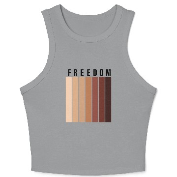 Discover juneteenth-2022 freedom Crop Tank Top