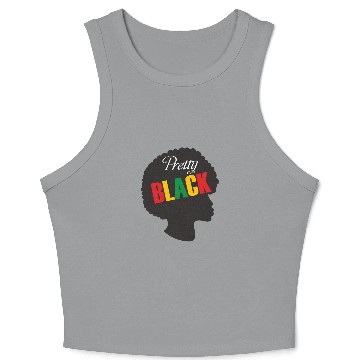 Discover Juneteenth Day 1865, Pretty Black, Freedom Day Crop Tank Top