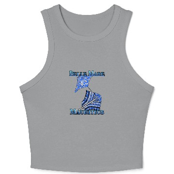 Discover Belle Mare Vacation Tribal Stingrays Crop Tank Top