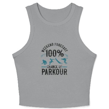 Discover Parkour Free Running Traceur Crop Tank Top