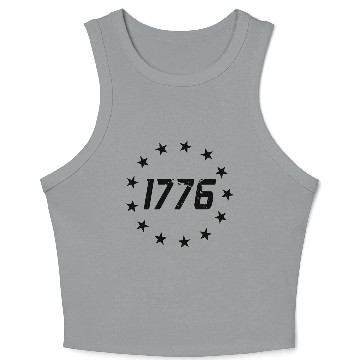Discover 1776 stars, 2nd amendment, gun rights Crop Tank Top