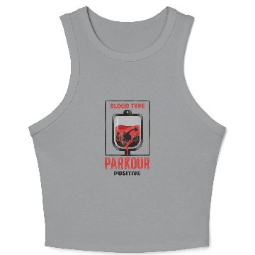 Discover Parkour Free Running Traceur Crop Tank Top