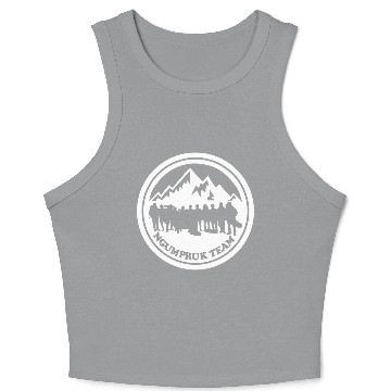 Discover camping team Crop Tank Top