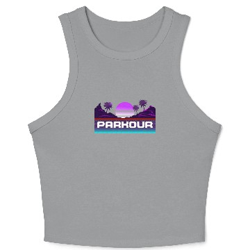 Discover Parkour Free Running Traceur 80S Crop Tank Top
