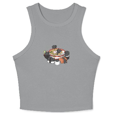 Discover Great Dane Ramen Sushi Crop Tank Top
