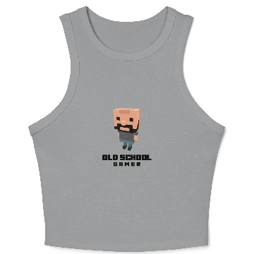 Discover Old school gamer Crop Tank Top