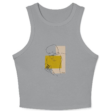 Discover Say it loud clear Crop Tank Top