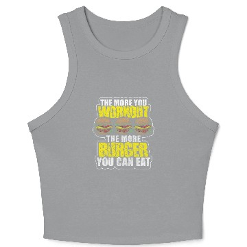 Discover Training Muscles Crop Tank Top