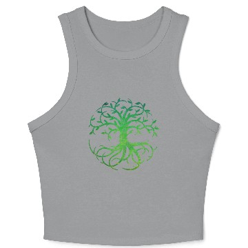 Discover Celtic Tree of Life Crop Tank Top