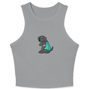 Discover Great Dane I Love Grandma Crop Tank Top