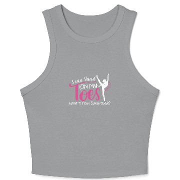 Discover Ballet Ballerina Dance Dancer Dancing Ballet Gift Crop Tank Top