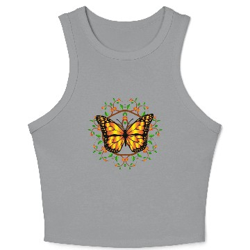 Discover Monarch Butterfly Save our butterflies Crop Tank Top