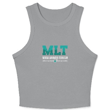 Discover Lab Tech MLT Medical Laboratory Technician Science Crop Tank Top