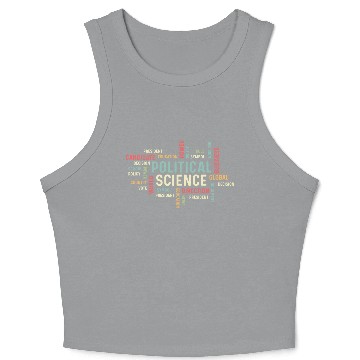 Discover Political Science Careers Hardworking Student Gift Crop Tank Top