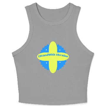 Discover I Stand With Ukraine Crop Tank Top