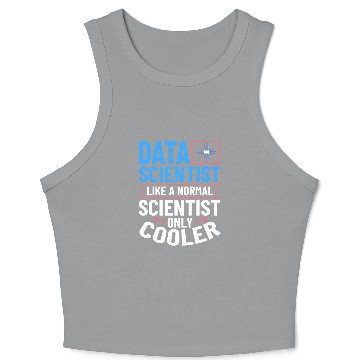 Discover Data Scientist Analyst Statistic Beginner Science Crop Tank Top