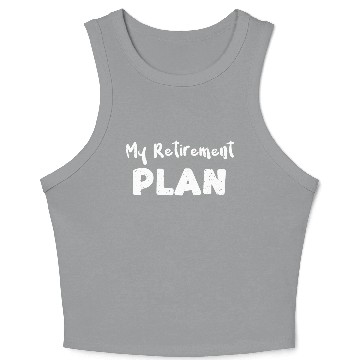 Discover My Retirement Plan - Guitar Crop Tank Top