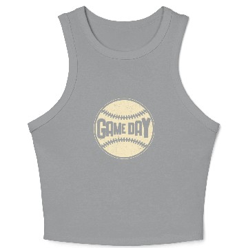 Discover Baseball Game Day Sport Lover Crop Tank Top