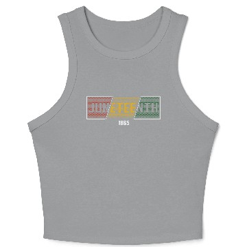 Discover Juneteenth Black History Day Pride Gift Crop Tank Top