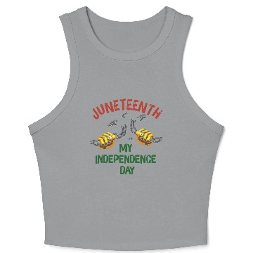 Discover Juneteenth Black History Day Pride Gift Crop Tank Top