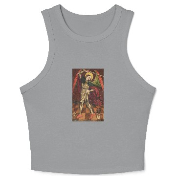 Discover Saint Michael in Bakabánya Crop Tank Top