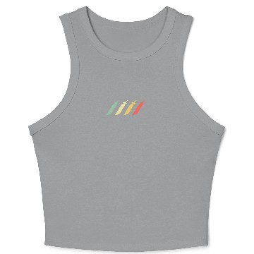 Discover Vintage Mangetout Vegetable Design Crop Tank Top