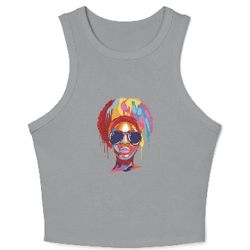 Discover juneteenth-independence, Black History Active, Crop Tank Top