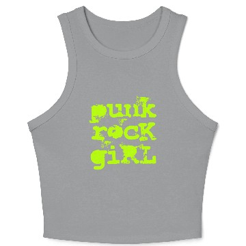 Discover Punk Rock Girl Crop Tank Top