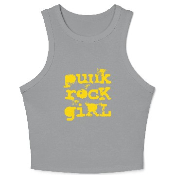 Discover Punk Rock Girl Crop Tank Top