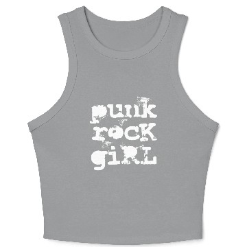 Discover Punk Rock Girl Crop Tank Top