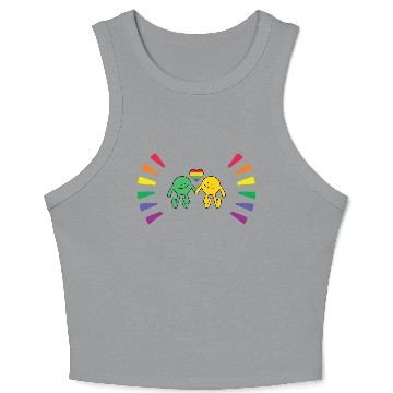 Discover Love Pride, lgbt community Crop Tank Top