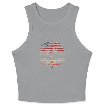 Discover American grown north irish roots Crop Tank Top