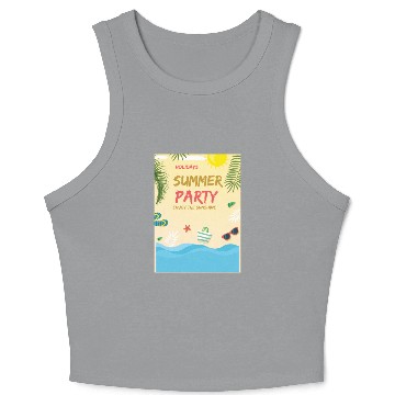 Discover Summer party Crop Tank Top