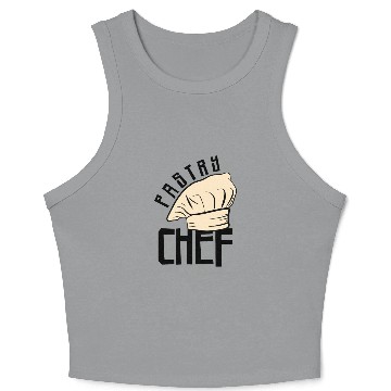Discover Pastry Chef Skull Baking Pastry Baked Goods Crop Tank Top