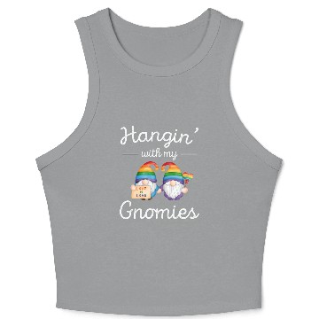 Discover LGBT Gnome Lover Pride Month Crop Tank Top