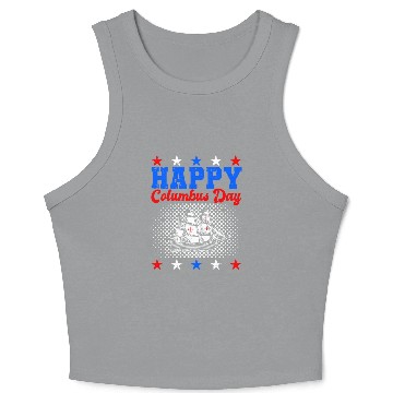 Discover Columbus Day Italian Pride Crop Tank Top
