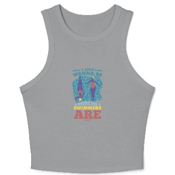 Discover To swim Crop Tank Top