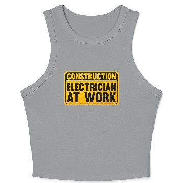 Discover Electrician Electrical Engineer Lineman Crop Tank Top