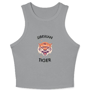 Discover Siberian Tiger Crop Tank Top