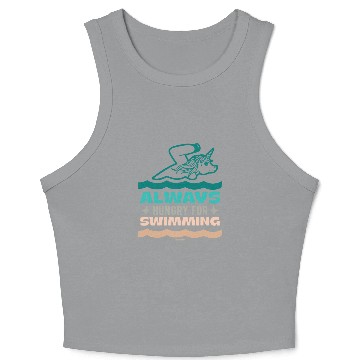 Discover To swim Crop Tank Top
