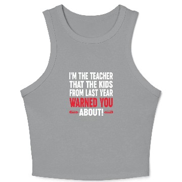 Discover Last Year Teacher Appreciation Gifts Crop Tank Top